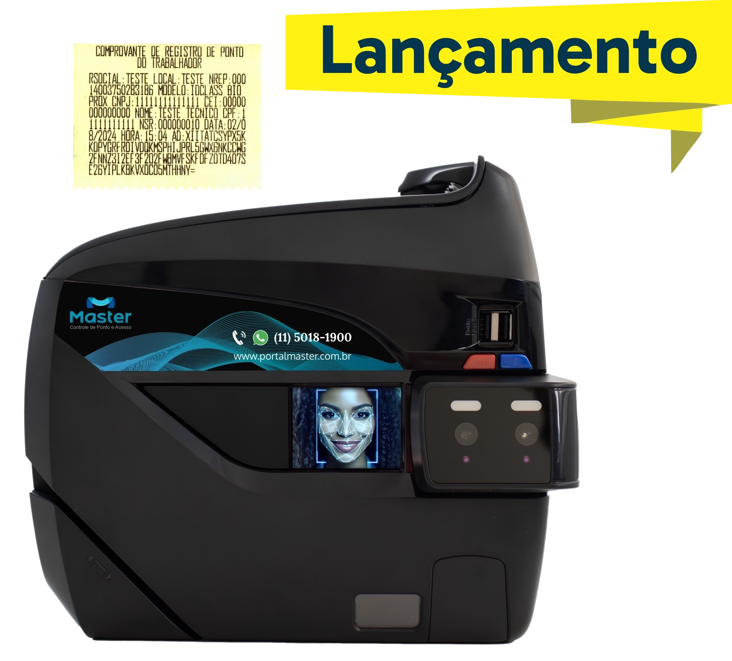 Relogio Facial Lancamento rep Master Tecnologias